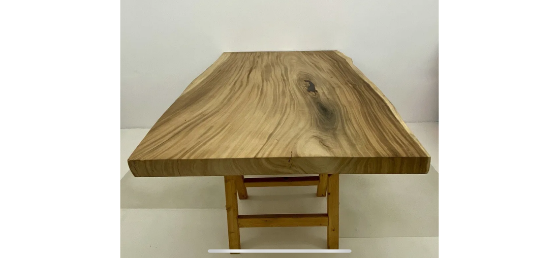 DIY Massivholztisch aus Suarholz oder Amerikanischem Nussbaum