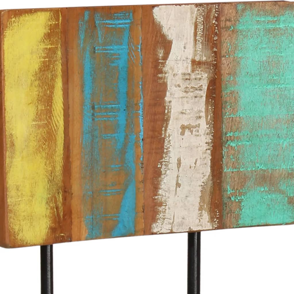 Barhocker 2 Stk. Altholz Massiv