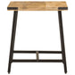 Beistelltisch 45x45x50 cm Massivholz Mango und Eisen