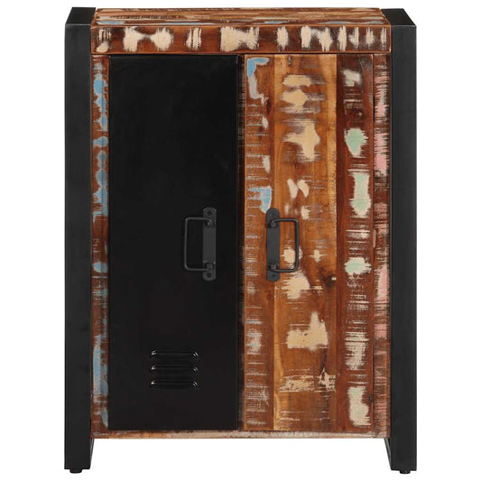 Sideboard Mehrfarbig 55x35x70 cm Altholz Massiv